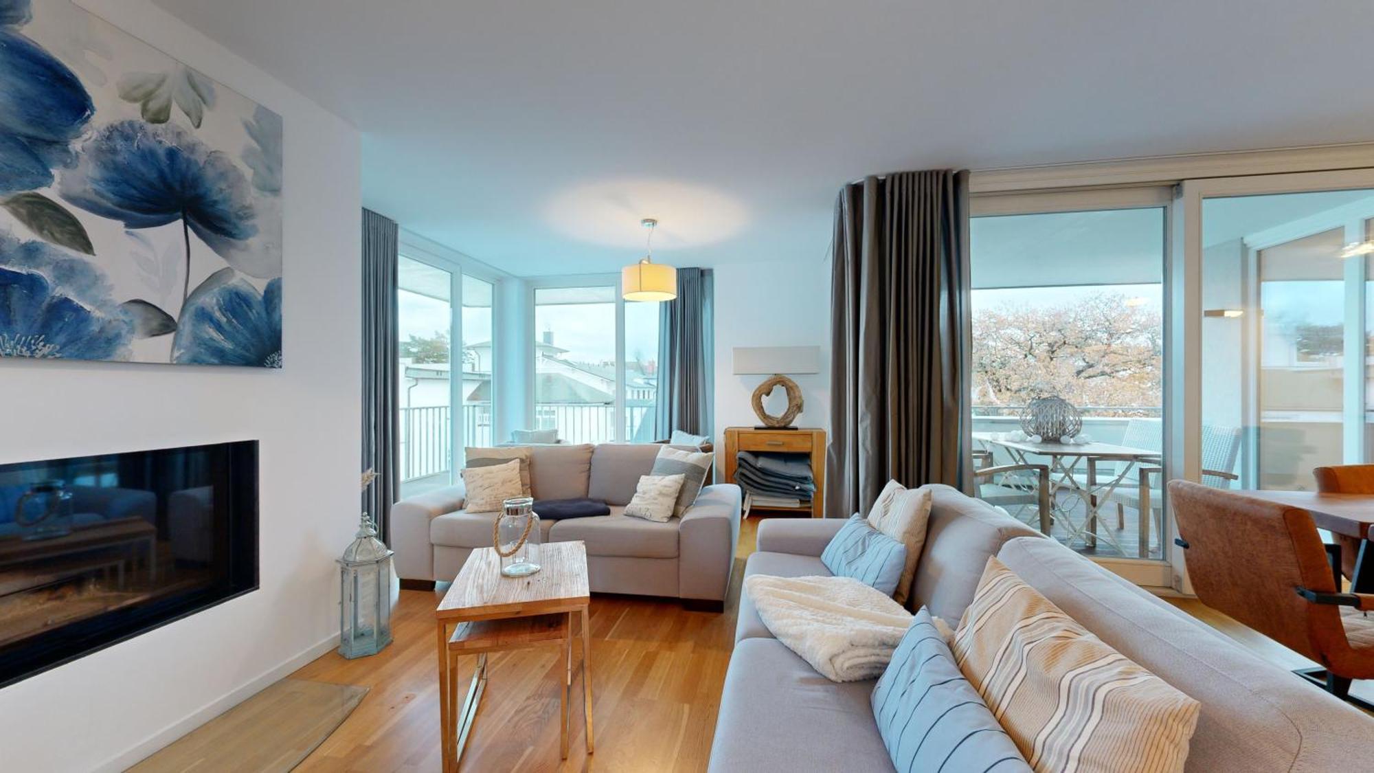 Strandnahe Fewos Mit Terrasse Oder Dachterrasse, Strandhaus Seeblick, Binz Kültér fotó