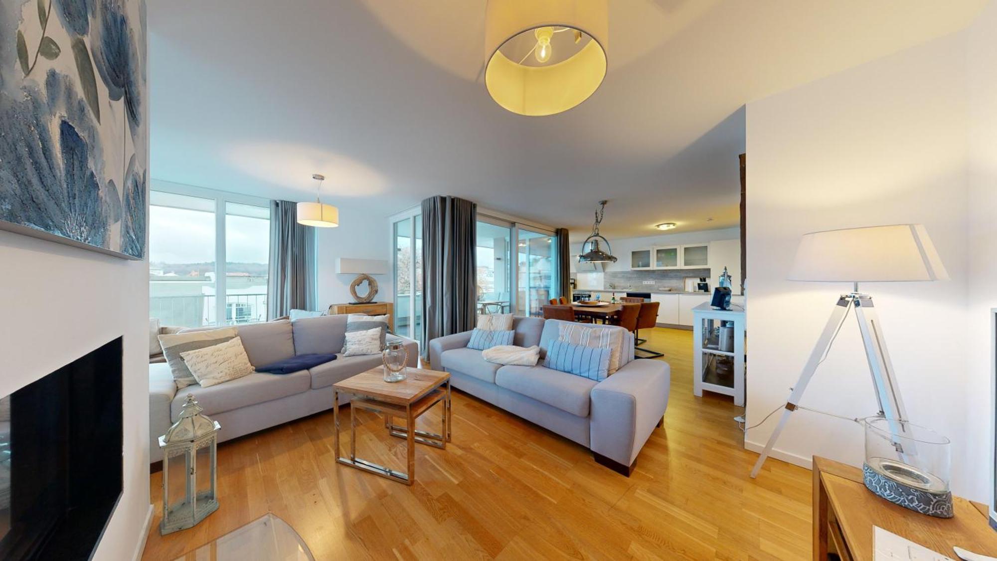 Strandnahe Fewos Mit Terrasse Oder Dachterrasse, Strandhaus Seeblick, Binz Kültér fotó
